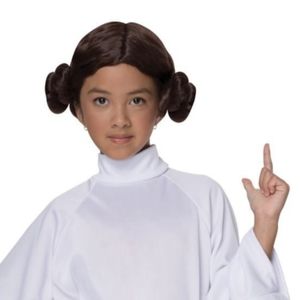 Princess Leia costume and wig